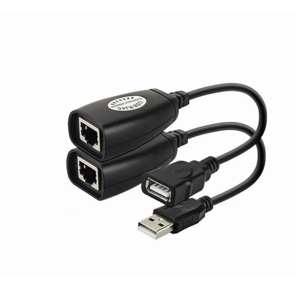 USB to RJ45 LAN ̴ ͽټ ̺ , Cat5E/6 ڵ ǻ ׼, 50M Ÿ  , 1 